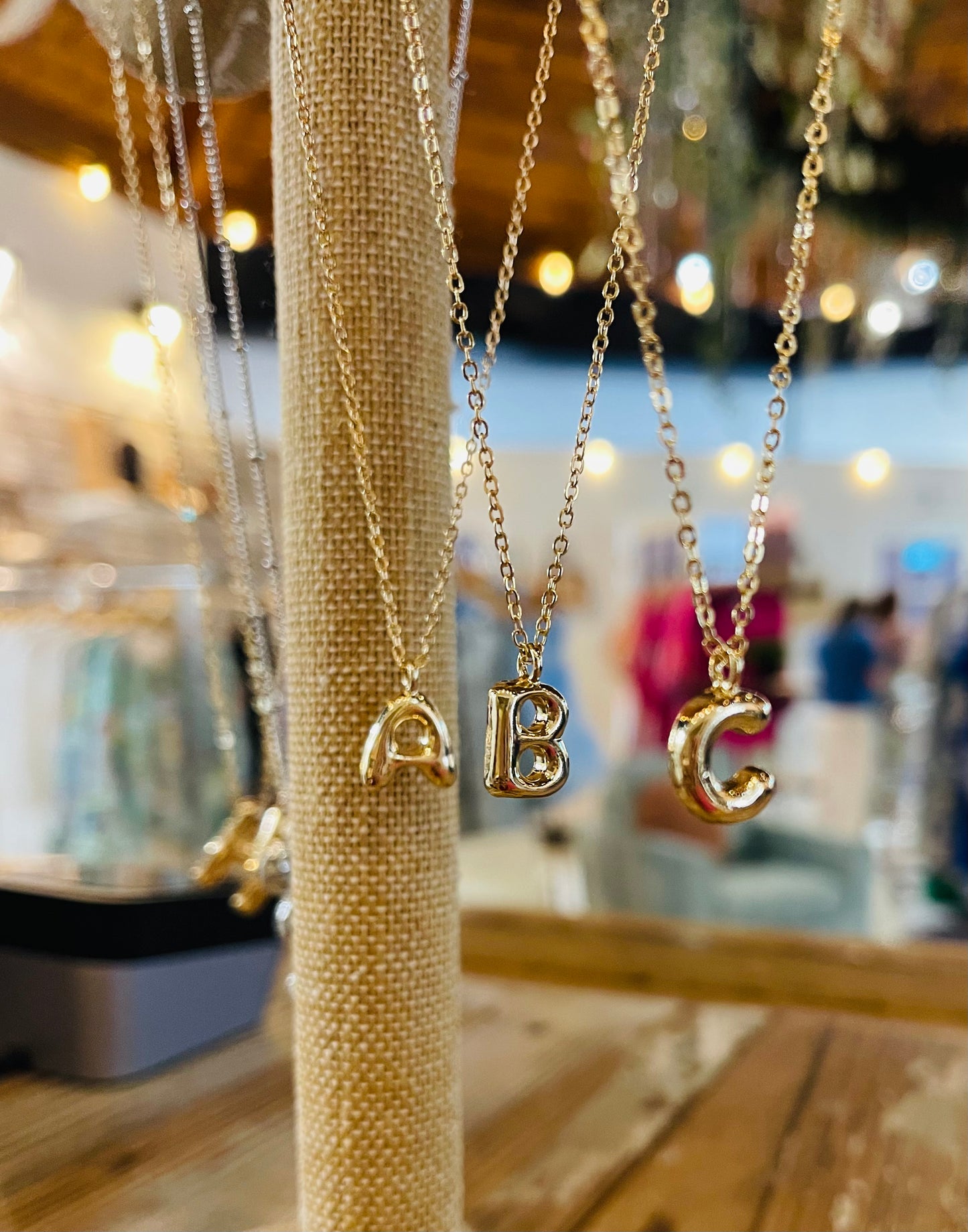 Mini Initial Letter Necklaces
