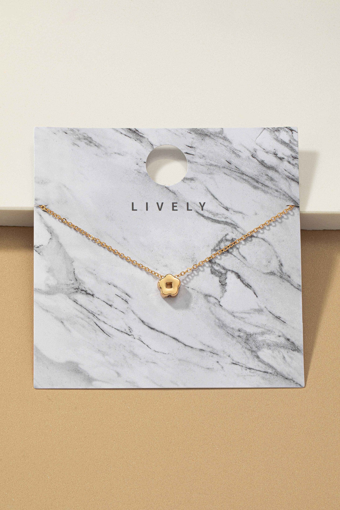 Small Flower Pendant Necklace