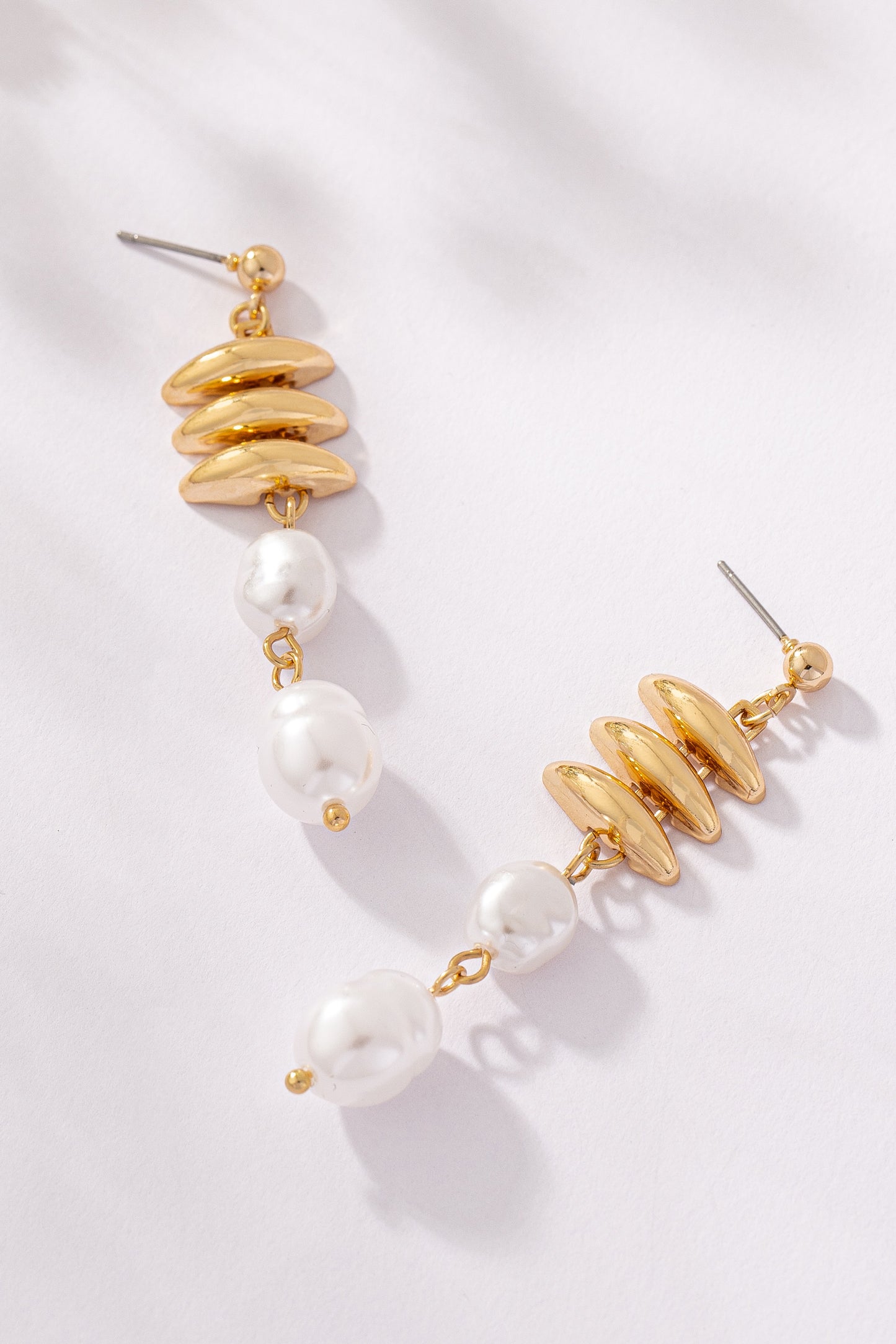 Beads & Pearls Drop Earrings
