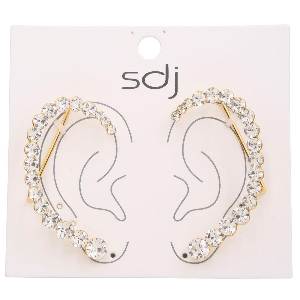 Rhinestone Ear Cuff Set