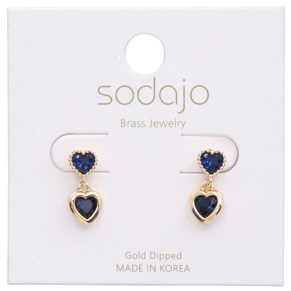 Heart Crystal Earring