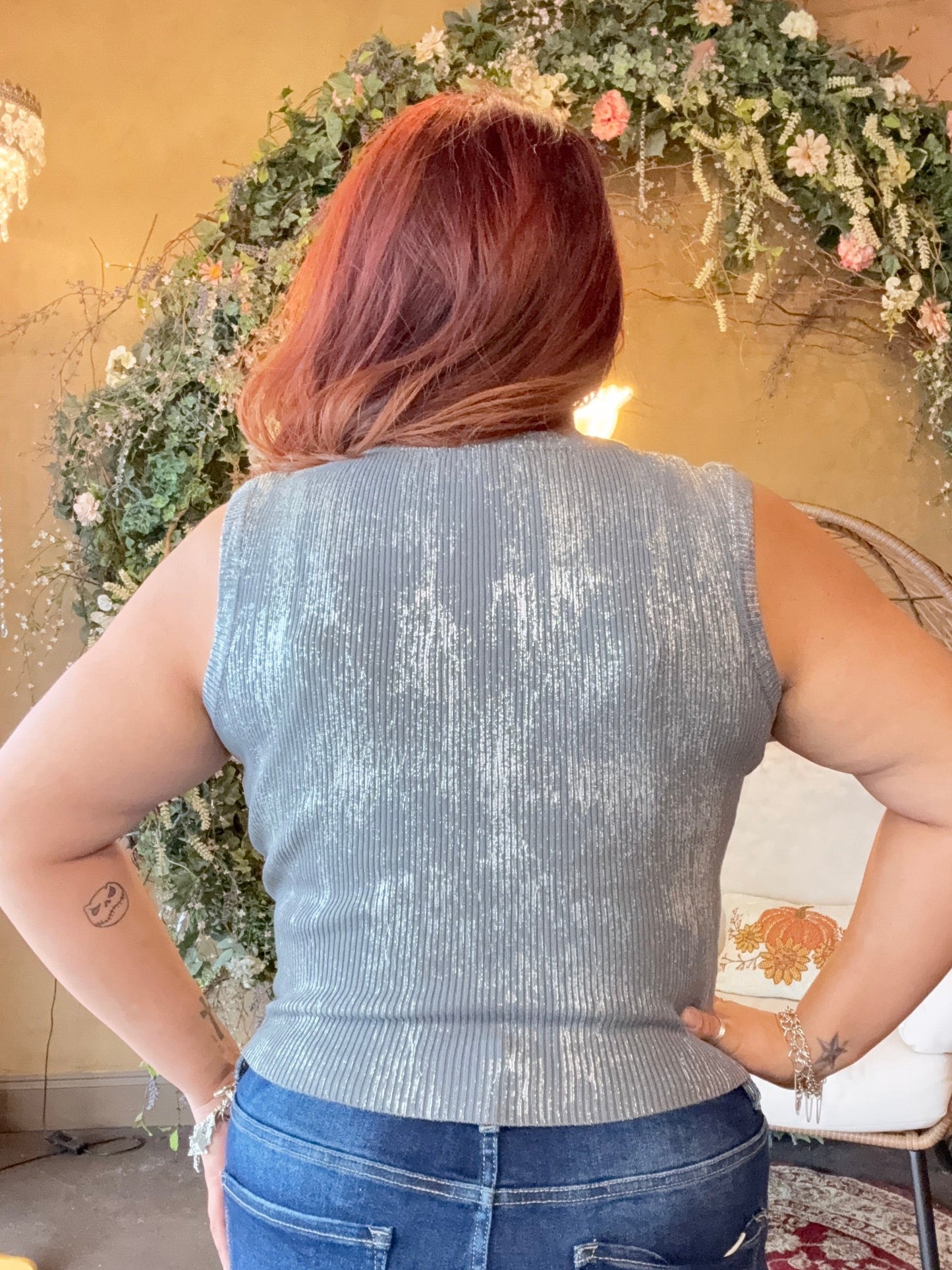The Metallic Muse Top