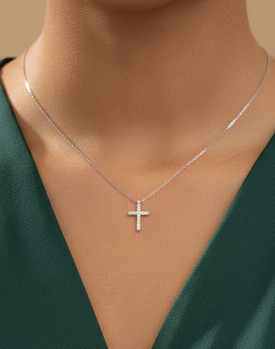 Cross Pendant Chain Necklace