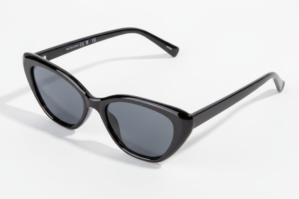 Cat Eye Sunglasses - Black