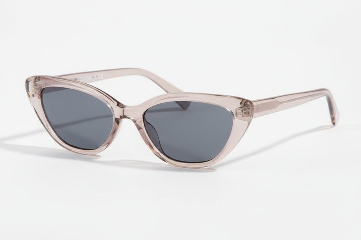 Cat Eye Sunglasses -Tan/Black