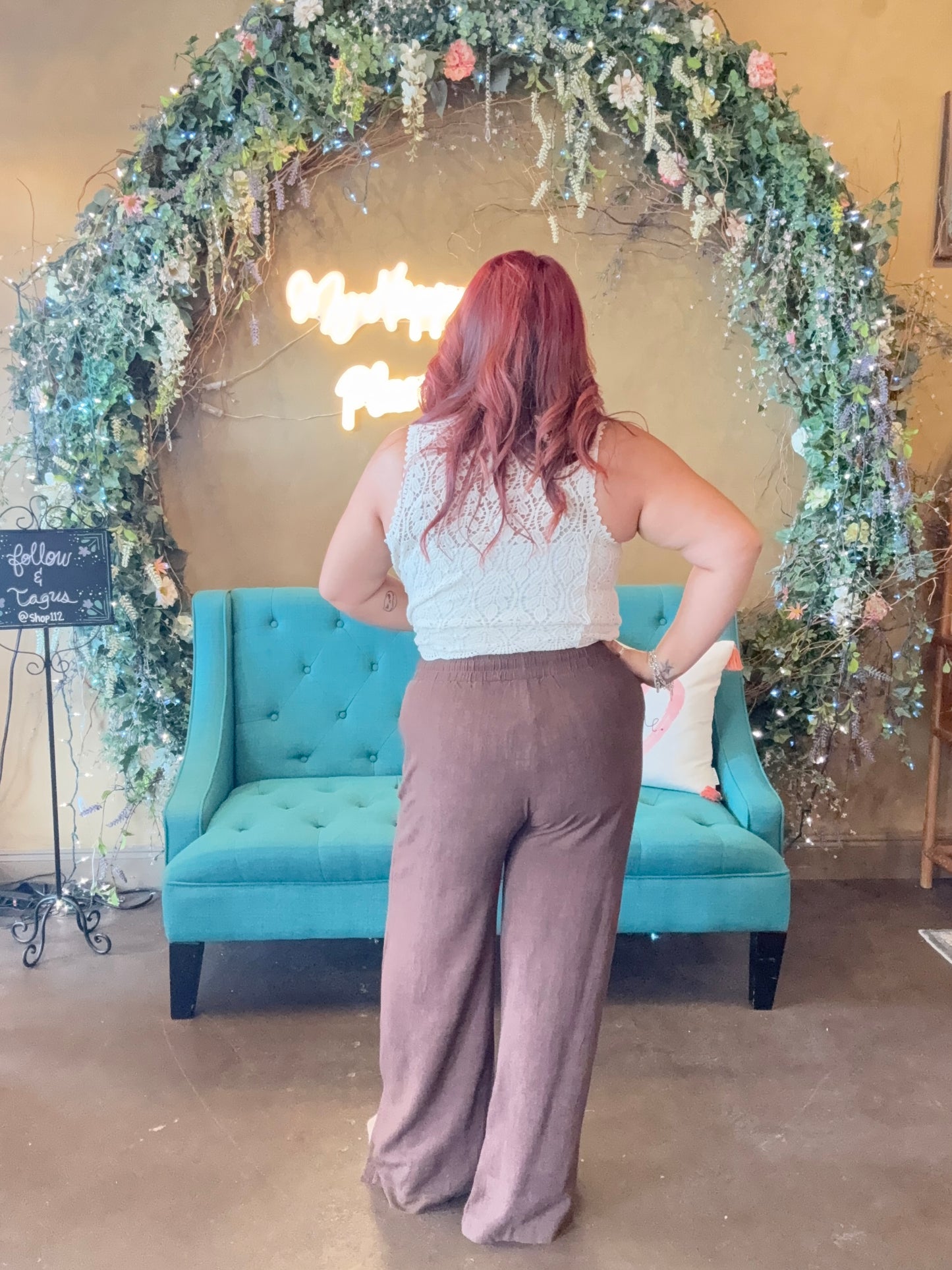 Everyday Linen Pants- Brown