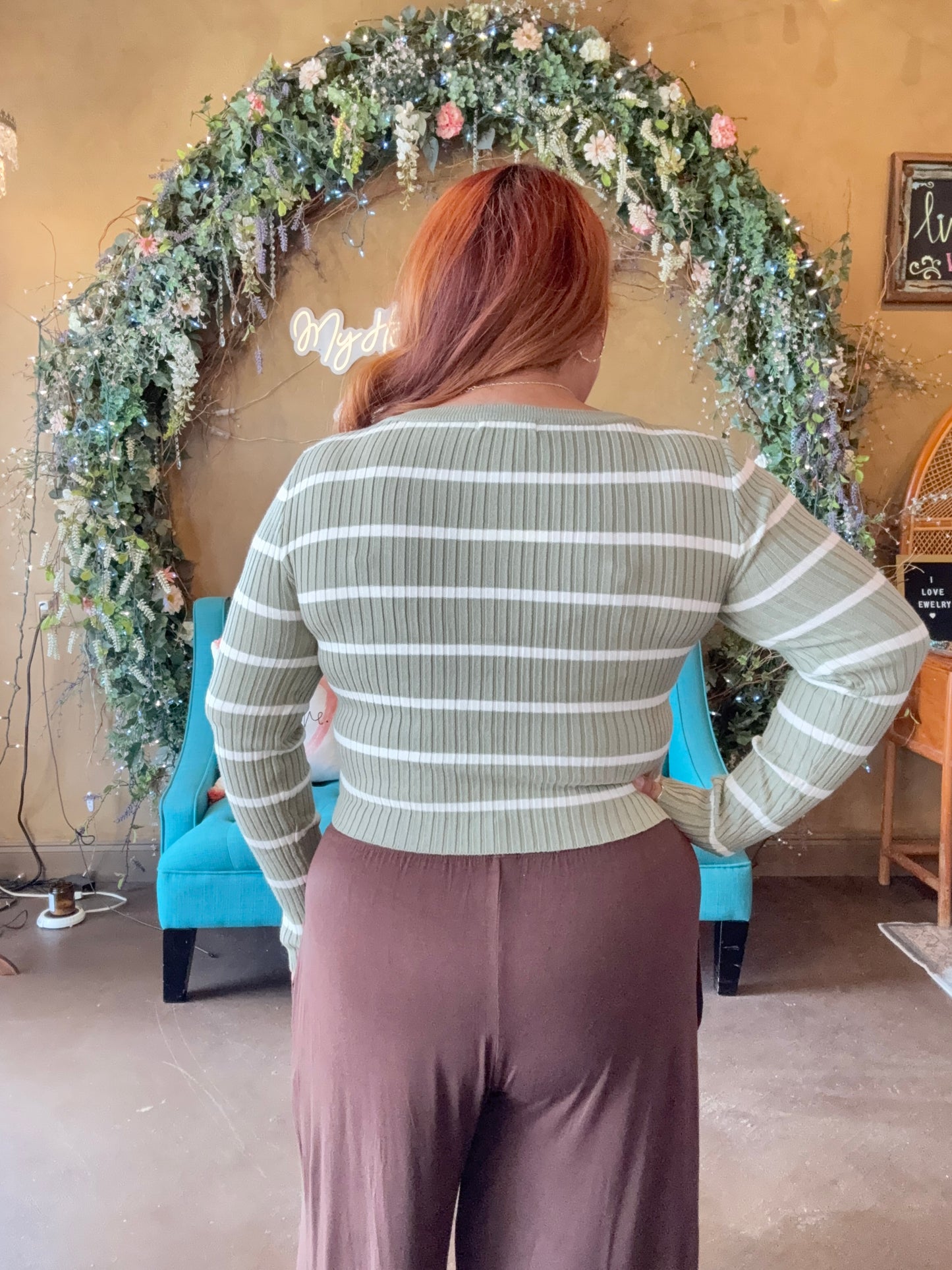 Snuggle Season Cardigan - Sage