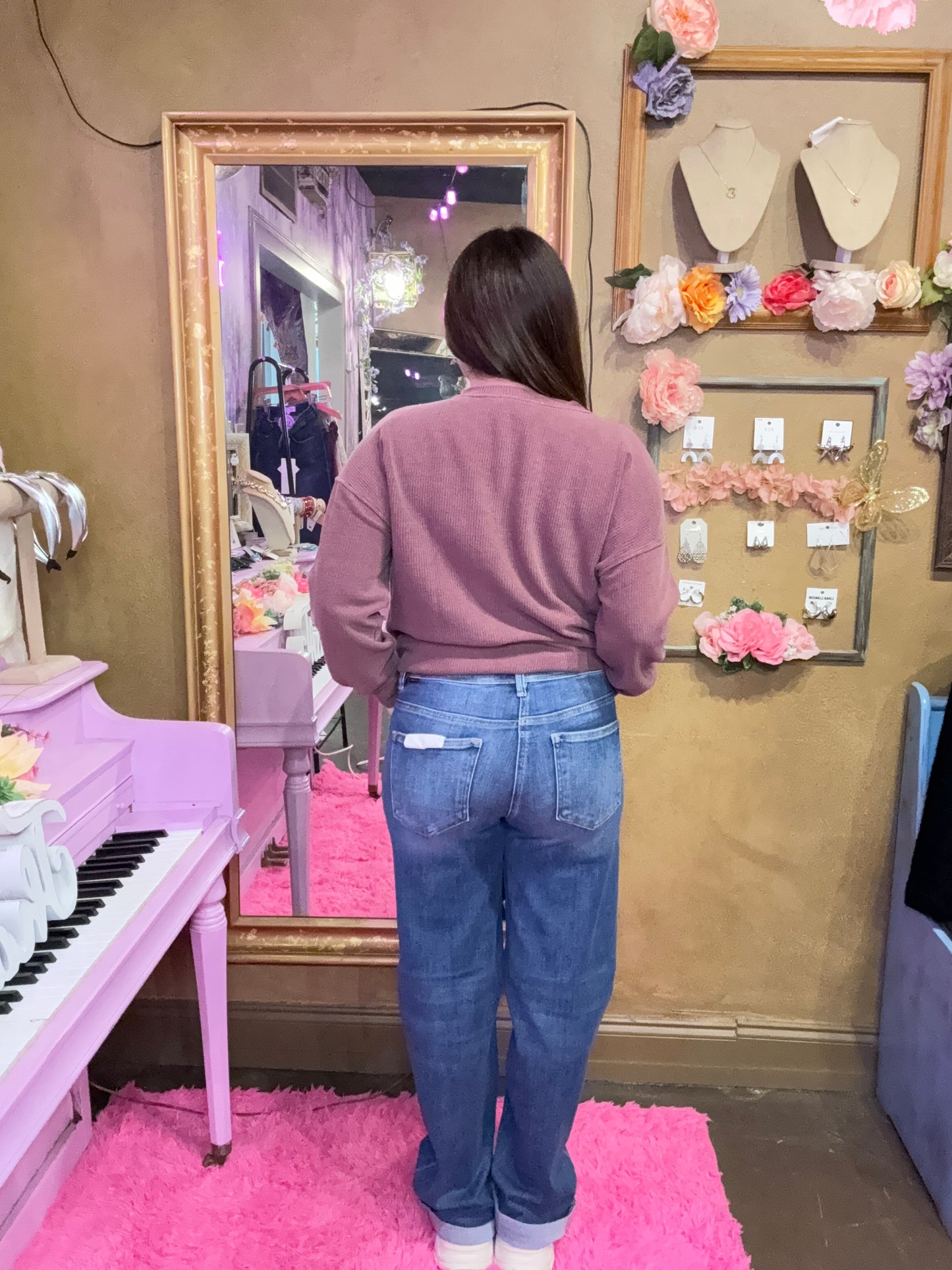 The Sofia Slouch Ankle Boyfriend Denim