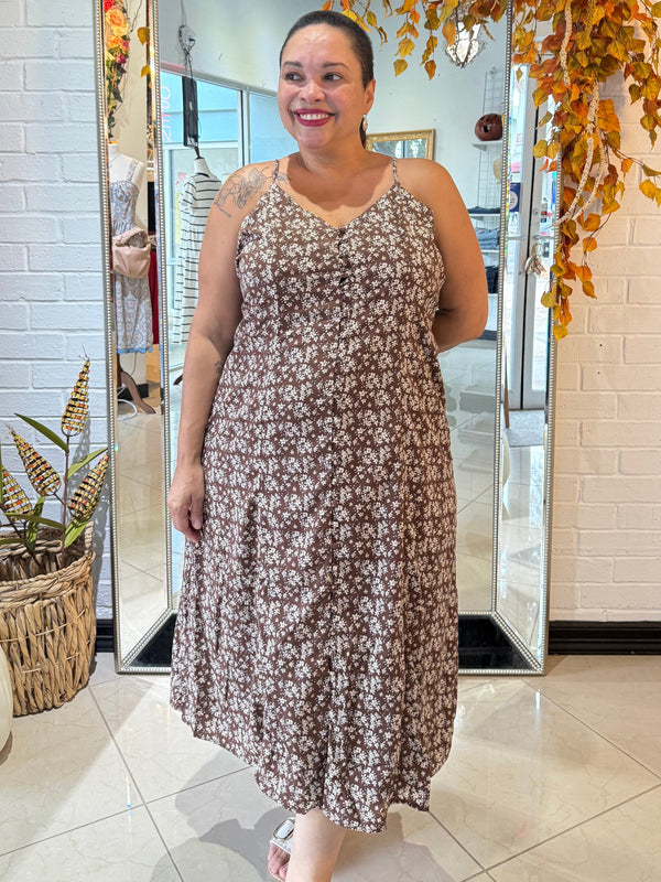Fall Florals Got Me Midi