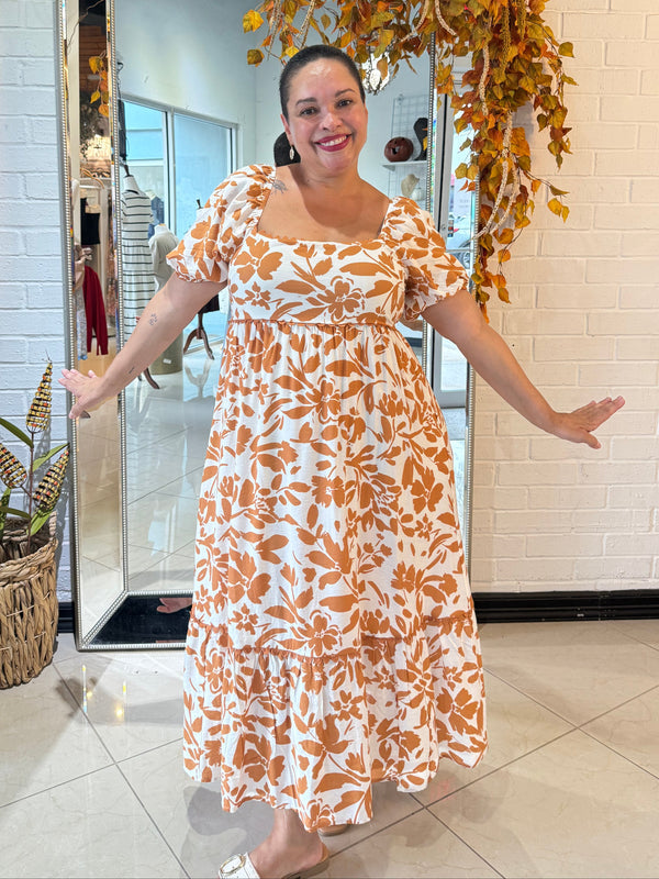 Autumn Scalloped Midi