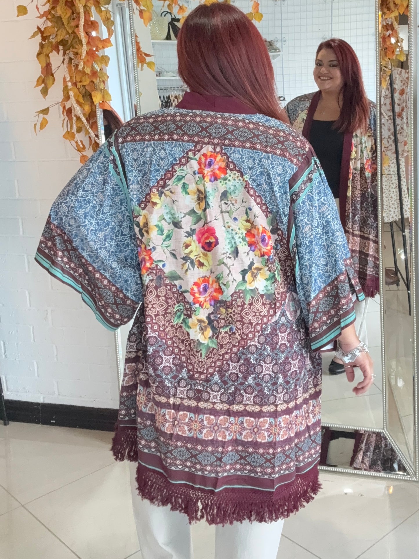 Boho Patchwork Kimono