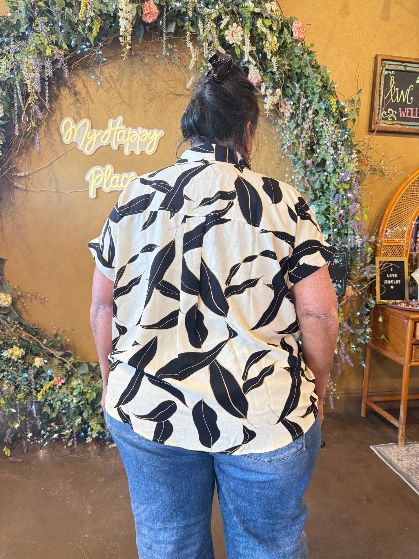Timeless Leaf Blouse
