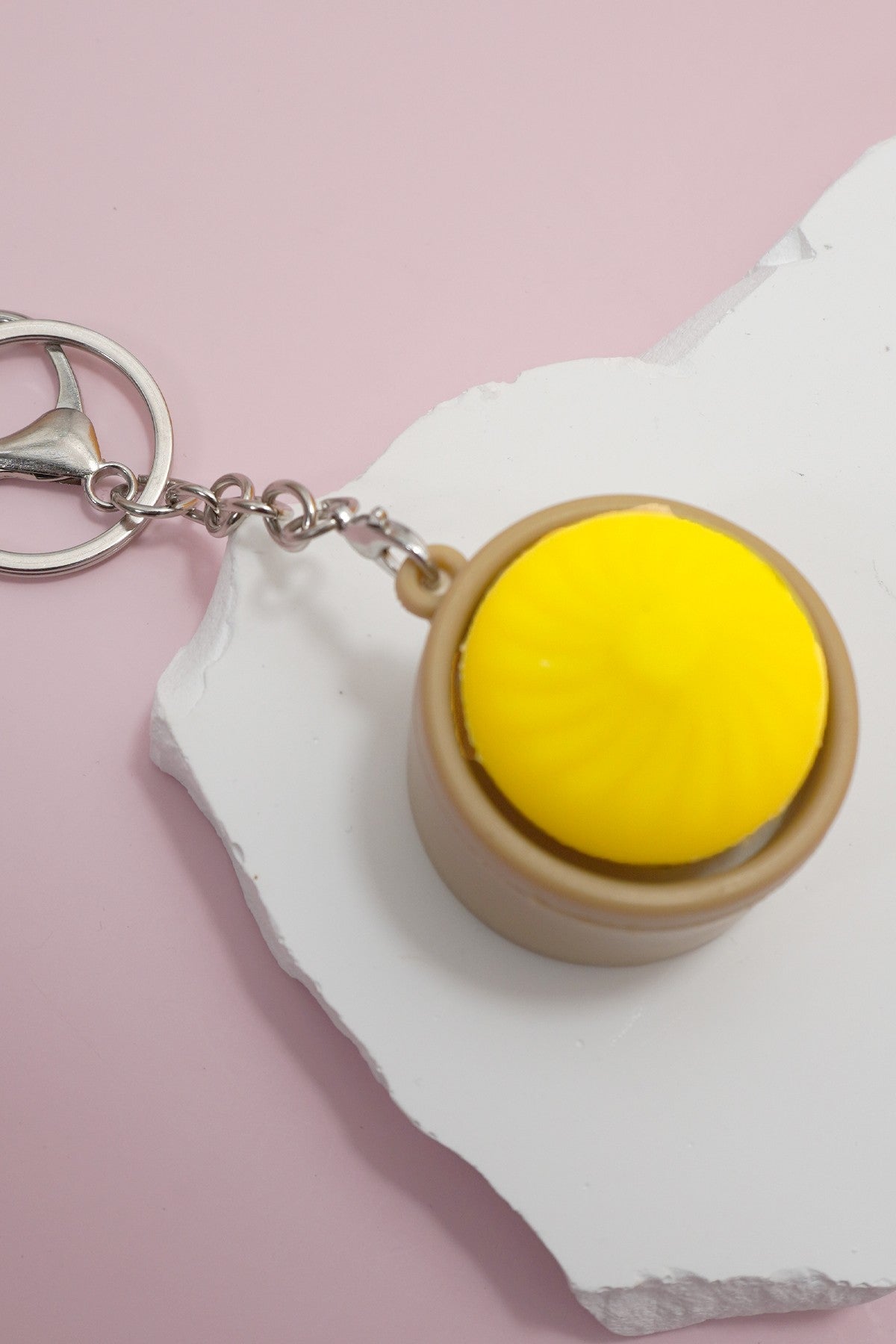 Dumpling Fidget Keychain - Butter