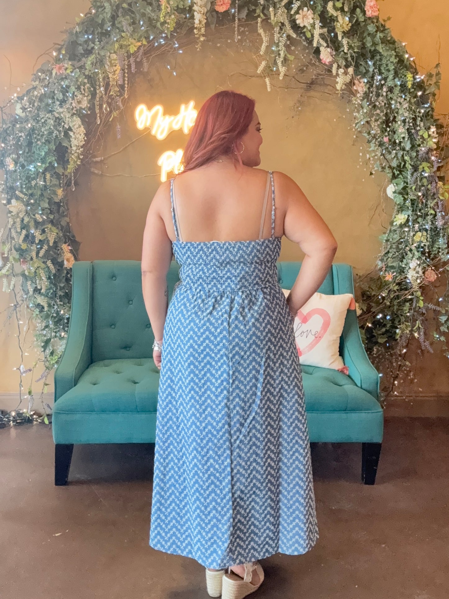Daydream Daisy Denim Midi
