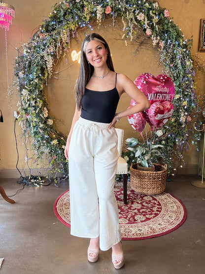 Sunday Stroll Drawstring Pants - Ivory