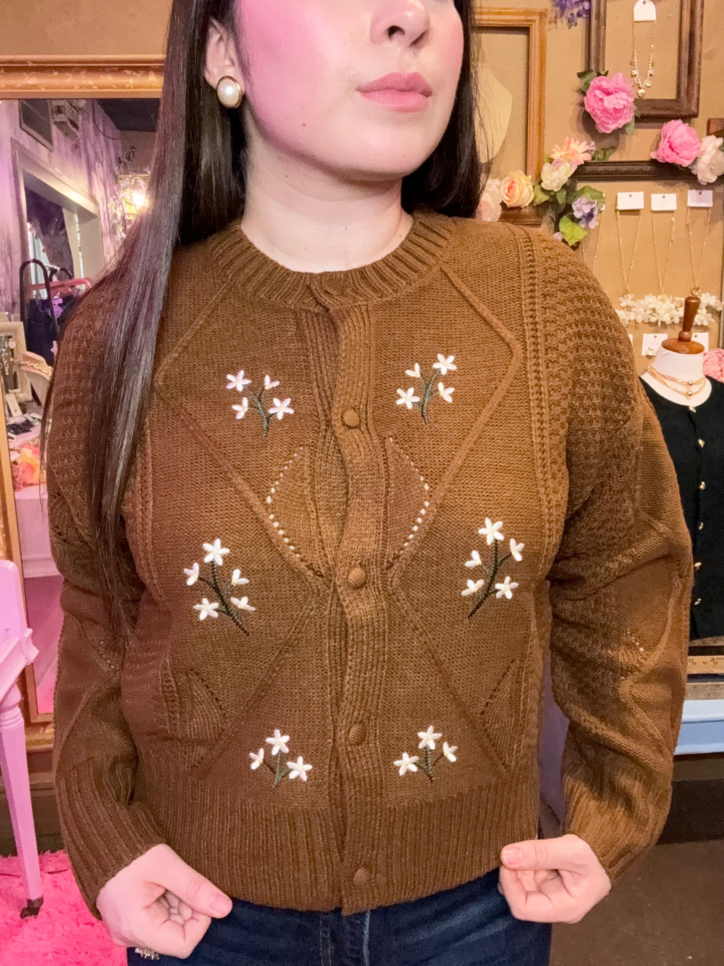 The Emily Embroidered Cardigan