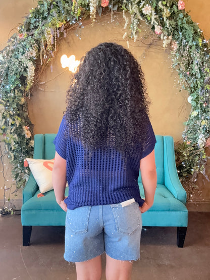 Sweet Americana Knit Top