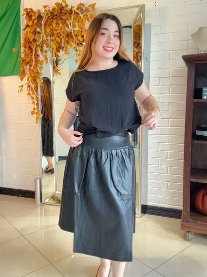 Chill With Me Blouse- Black