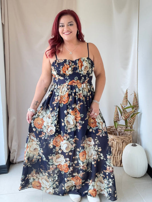 Petals at Dusk Maxi