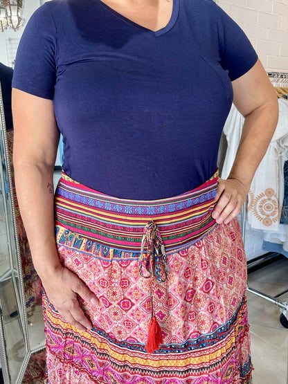 Boho Princess Maxi Skirt