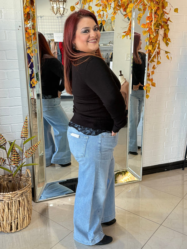 Brittney High Waisted Denim - Light Wash