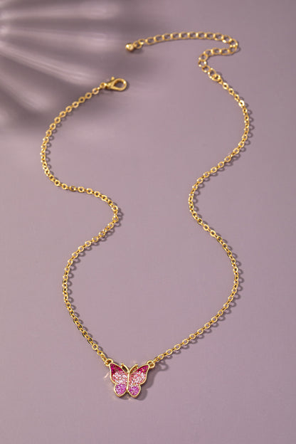 Butterfly Pendant Necklace