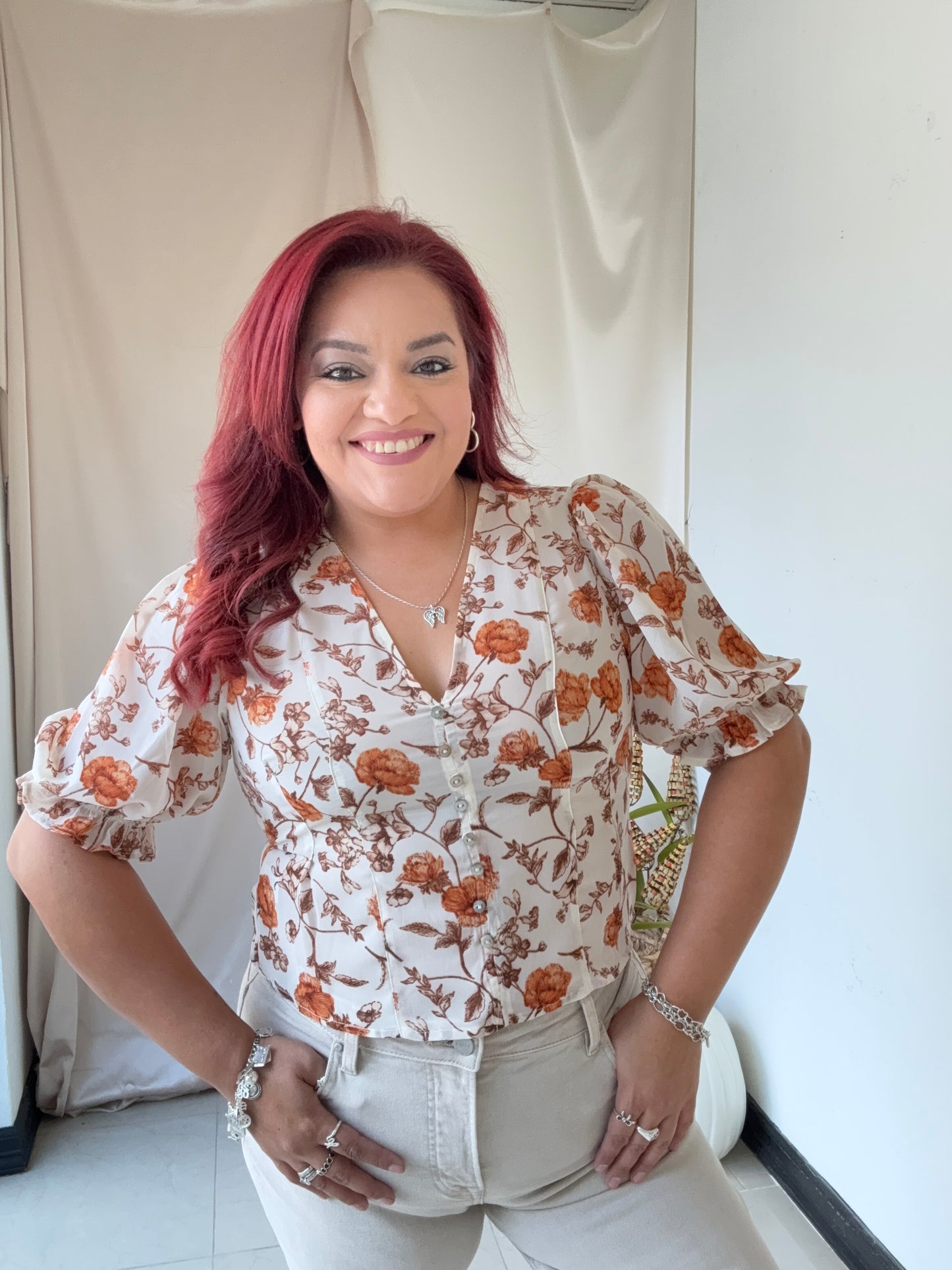 Subtle Bloom Blouse