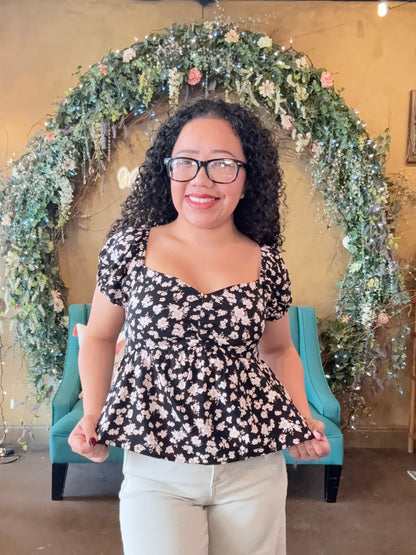 Floral Flirt Top