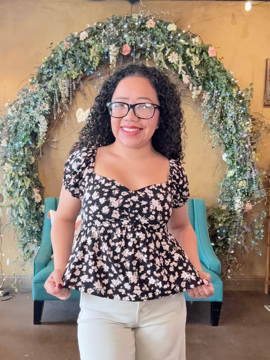 Floral Flirt Top