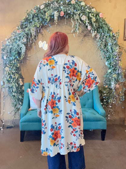 Floral Whimsy Cover Up Cardigan