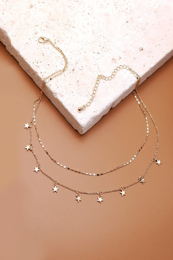 Delicate Layer Star Necklace