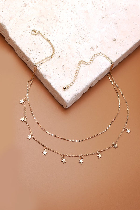 Delicate Layer Star Necklace