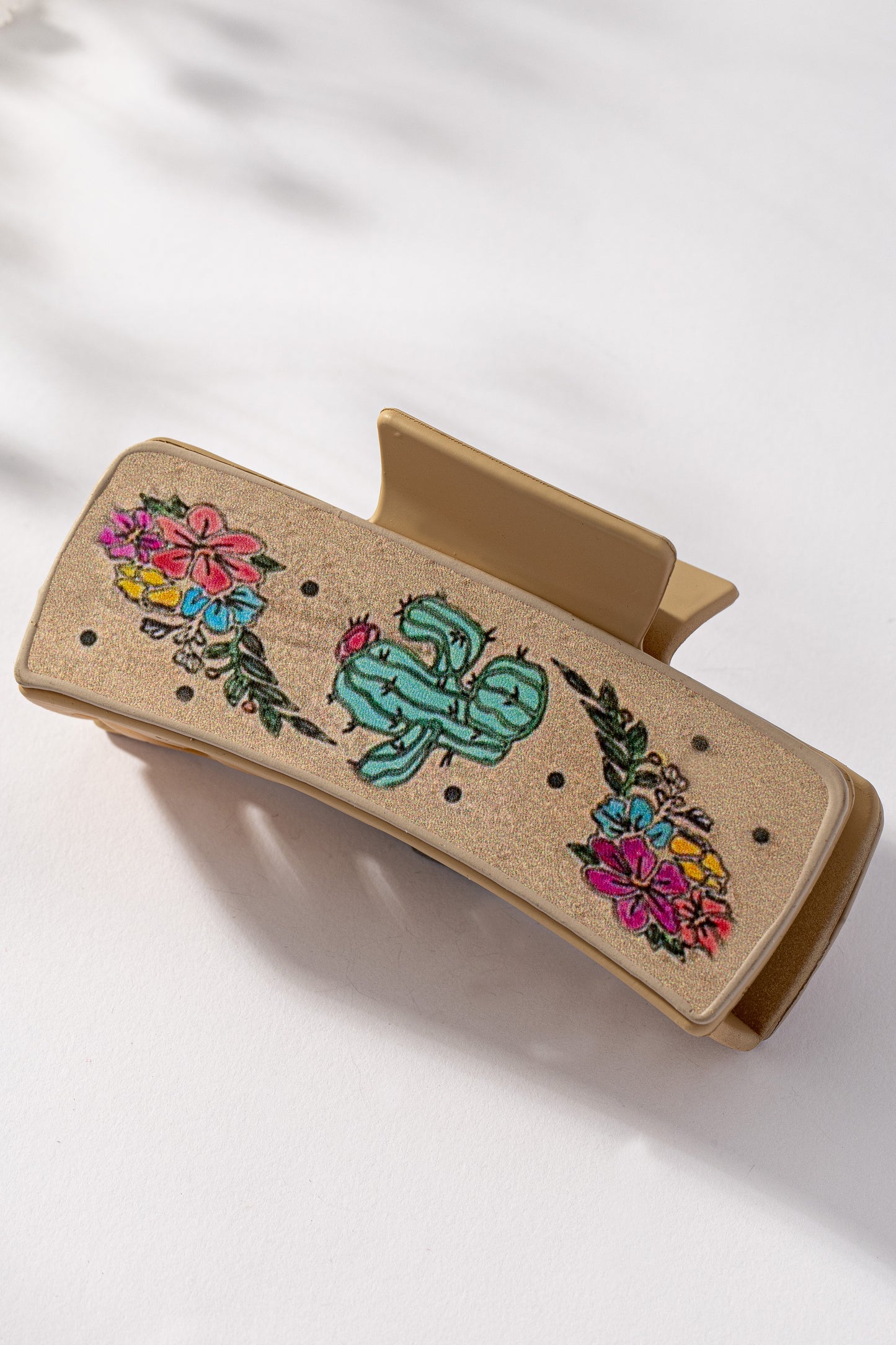 Western Cactus Hair Clip