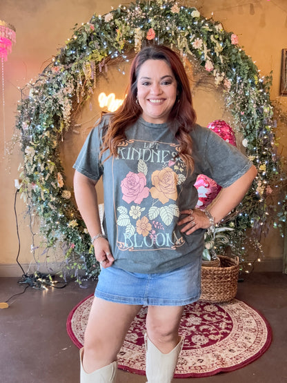 Let Kindness Bloom Graphic Top