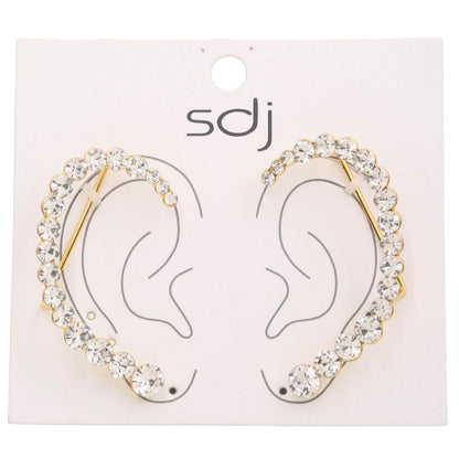 Rhinestone Ear Cuff Set