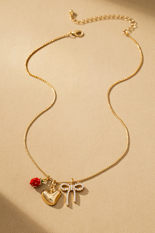 Strawberry Charms Necklace
