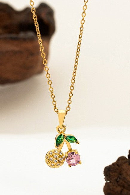 Simple Cherry Necklace