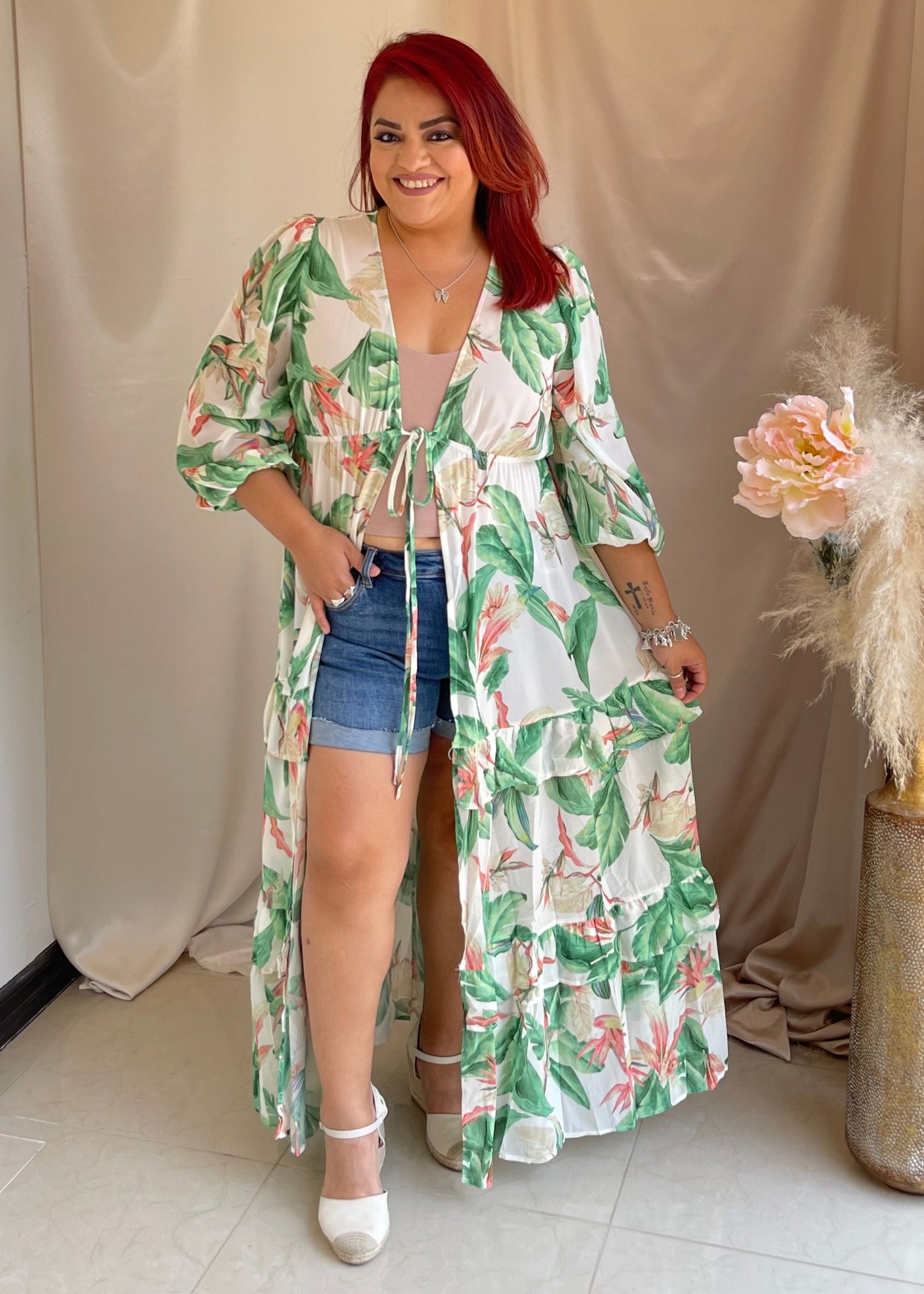 Paradise Cover-Up Maxi Top