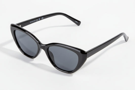 Cat Eye Sunglasses - Black