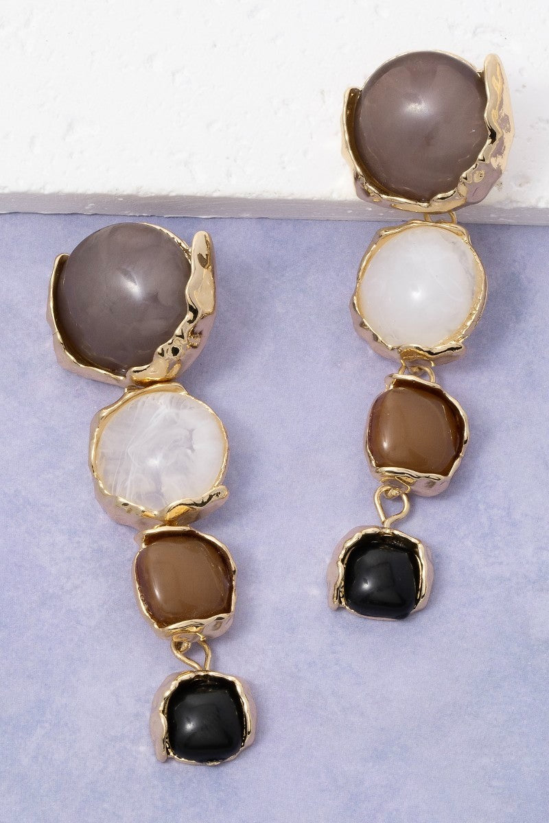 Marble Resin Earrings
