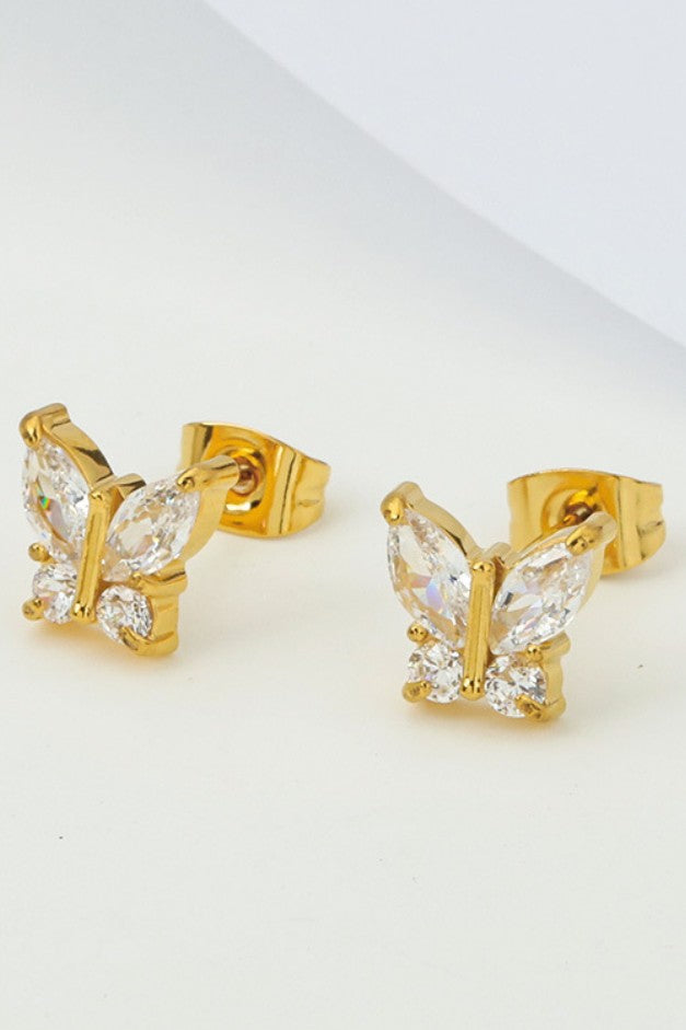 Butterfly Stud Earrings