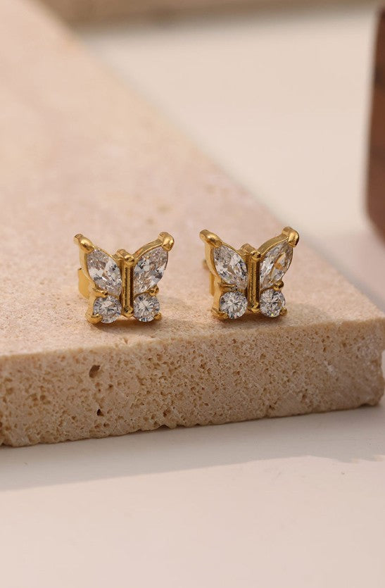 Butterfly Stud Earrings