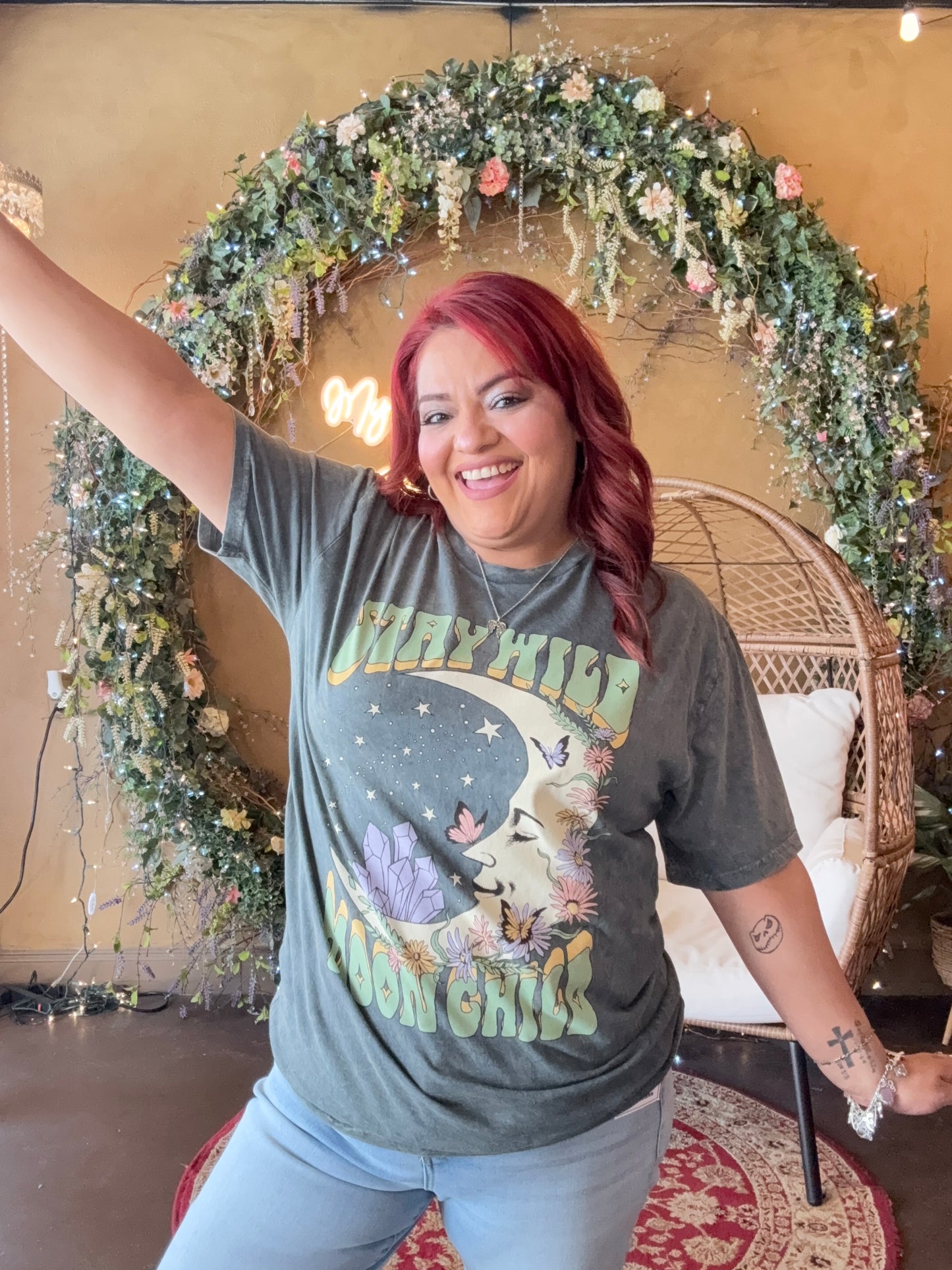 Stay Wild Moon Child Graphic Top