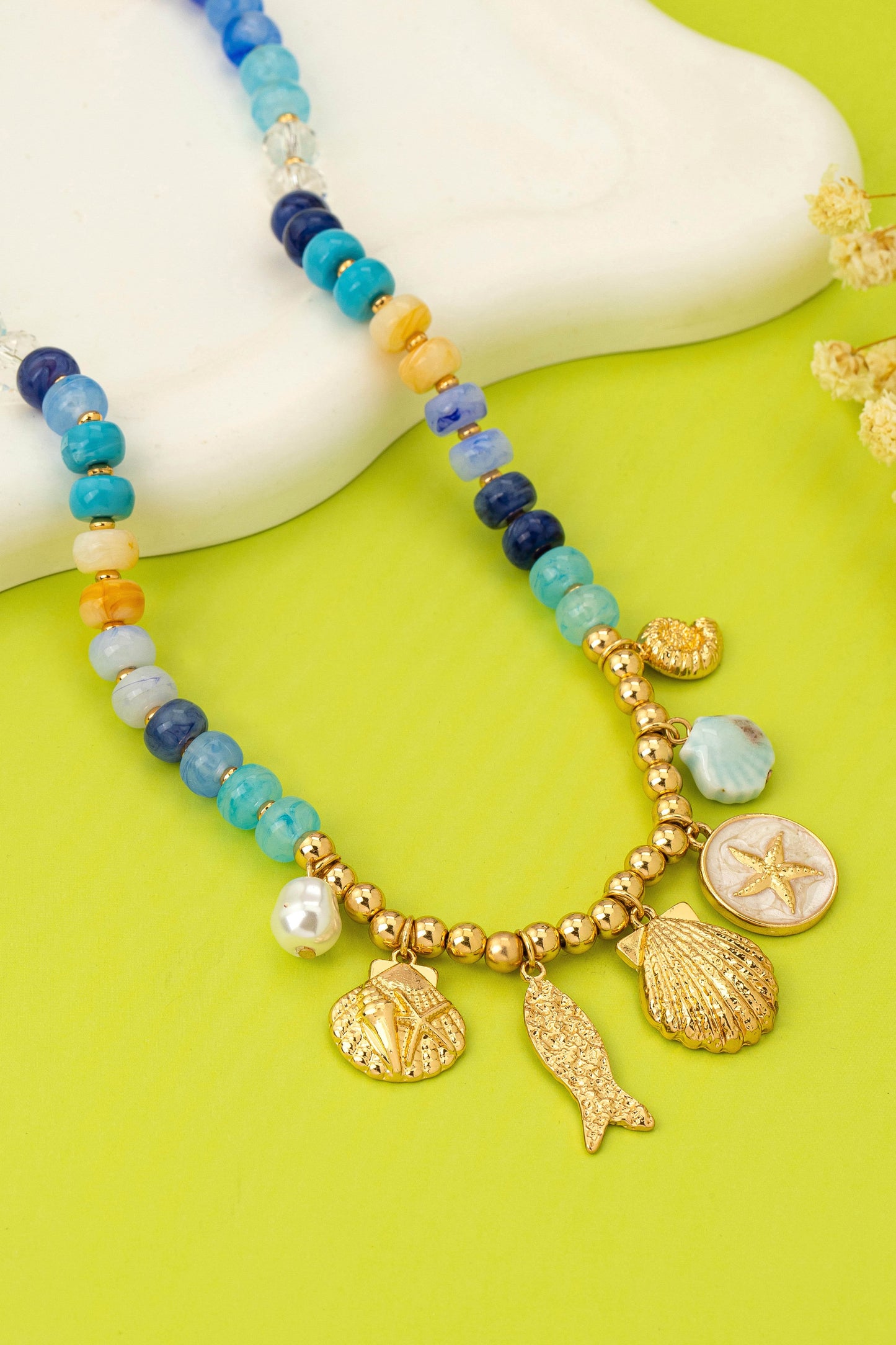 Nautical Sealife Charm Necklace