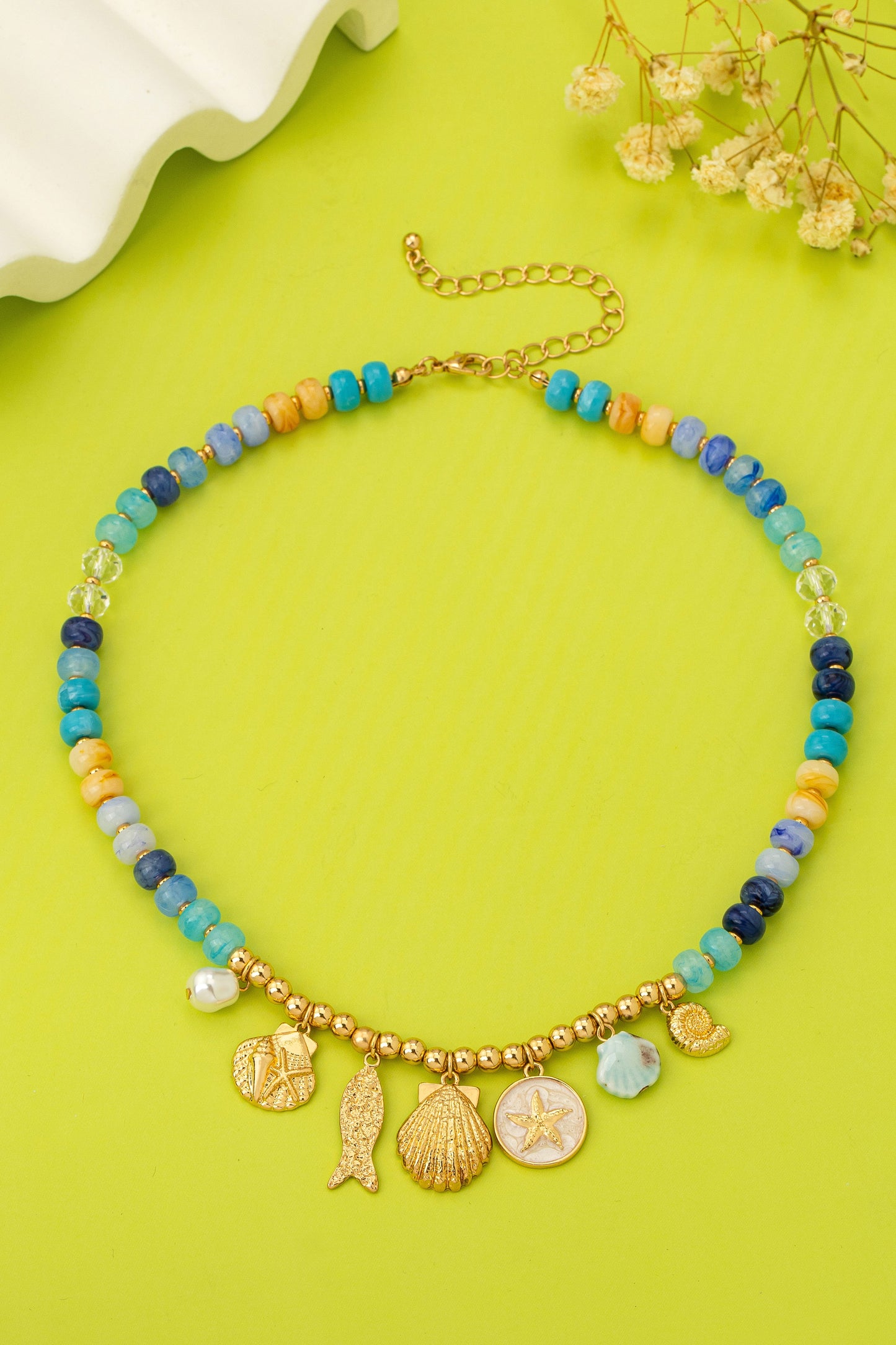 Nautical Sealife Charm Necklace