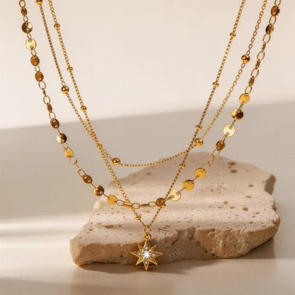 Star Layered Necklace
