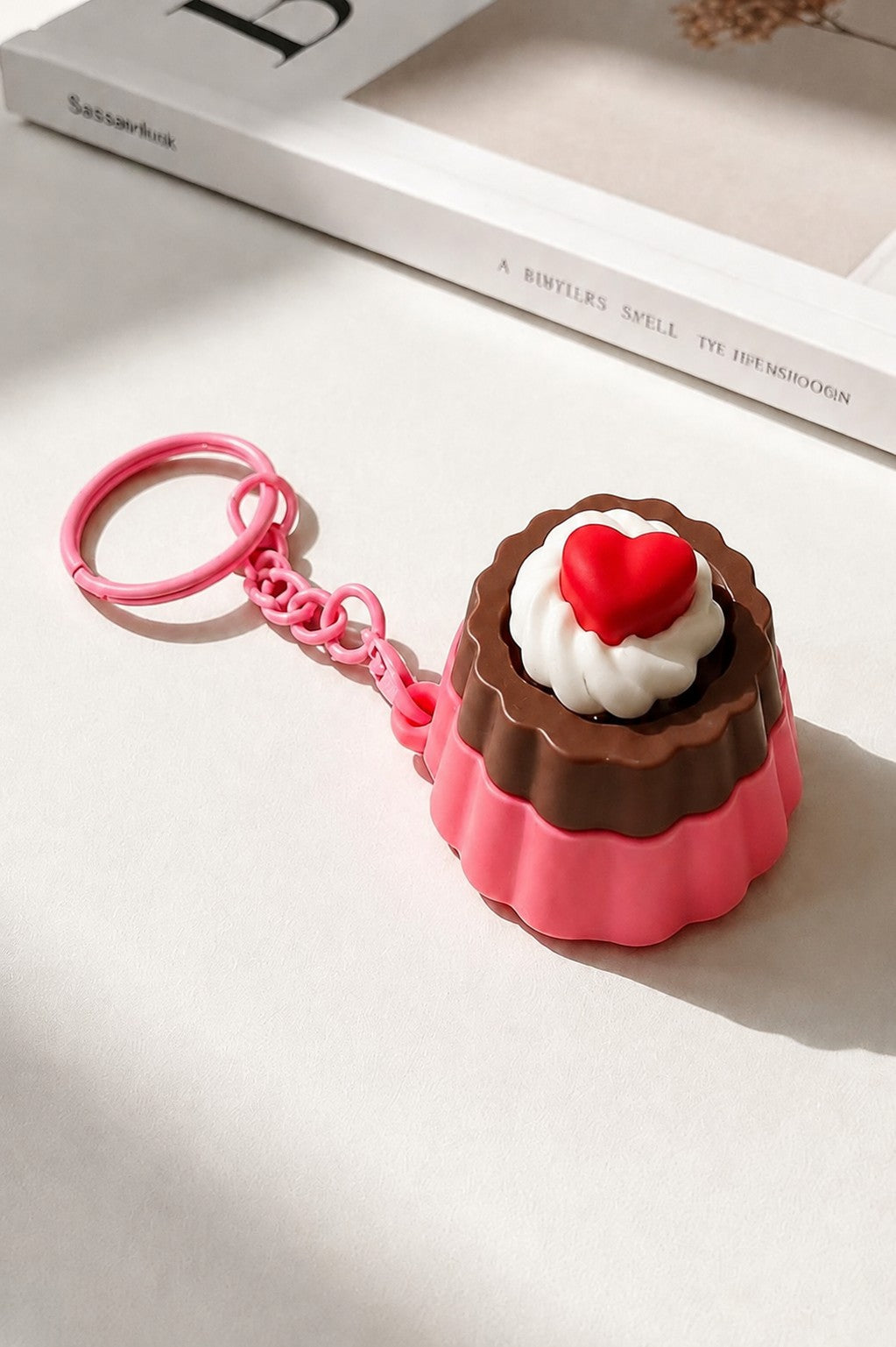 Fruit Tart Fidget Keychain