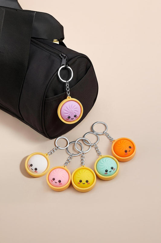 Dumpling Bag Charm Keychains