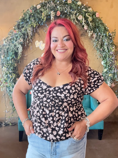 Floral Flirt Top
