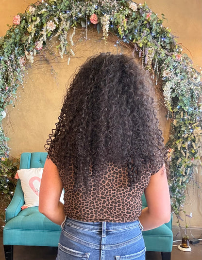 Leopard Essential Crop Top